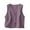 Purple, variant on ZyeKqe Button down Cotton Linen Tank Tops for Women Sleeveless V Neck Lightweight Loose Comfy Summer Vest