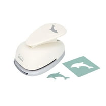 Bira Craft 2 inch Dolphin 3 Shape Lever Action Craft Punch for Paper Crafting Scrapbooking