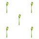 thumbnail image 2 of Ounissouiy Espátula ranurada para cocinar, espátula de silicona para freír, cuchara hueca, accesorio de cocina, verde Type2 NO2 Ounissouiy CBP155640, 2 of 6