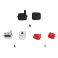 thumbnail image 4 of Riwesomey Perilla de Control de llave de volante ABS multifunción para coche, botón de modificación de automóvil, accesorios de repuesto de plástico Vehículos, repuestos y accesorios Mis Rojo Riwesomey VI020494-03, 4 of 6