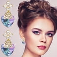 thumbnail image 1 of Pendientes Moda Perla Cristal Creativo Brillante Con Brillante Cubic-Crystal Maravilloso Regalo Wmkox8yii shlkj287, 1 of 1