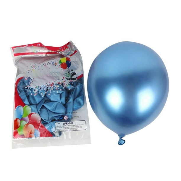Sachet de 5 ballons anniversaire 50 ans brillant, 13 pouces