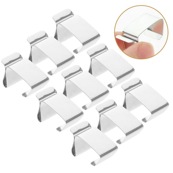LULULION Gutter Clamp For Christmas Lights Christmas Light Clip Metal 50pcs