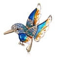 thumbnail image 4 of Hummingbird Brooch Pin Mother's Day Gift Alloy Oil Fashion All-match Brooch Sweater Clips for Cardigans Channel And Brooches for Women Mens Brooches for Suits Hat Pin Backs Brooch for Backpacks, 4 of 9