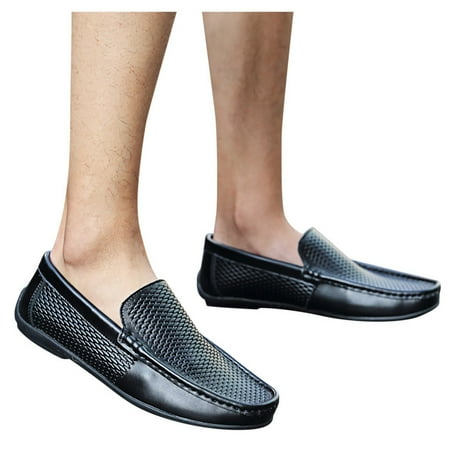 

Men s Fashion Summer Breathable Hole Shoes Hollow Men s Cool Leather Shoes