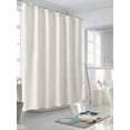 thumbnail image 3 of Shower Curtain Solid Color Shower Curtains for Bathroom, Waterproof Polyester Shower Curtain Set with Hooks, Extra Long 72" x 84" Apricot, 3 of 6