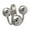 Silver, variant on Adjustable Copper Irregular Planet Rings Unique Celestials Designs Trendy Jewelry for Women