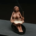 thumbnail image 1 of Naked Lady Shaped Smoke Backflow Incense Burner Ceramic Craft, 1 of 7