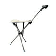 thumbnail image 3 of Bastón Con Asiento Bastones De Trekking Plegables Silla De Bastón Para Escalar Cola Adultos Negro, 3 of 8