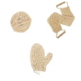 thumbnail image 1 of Yuarrent 3 unids/set guante de baño portátil reutilizable reemplazo masaje hogar baño inodoro exfoliante bola removedor de piel muerta Juegos de accesorios de baño Yuarrent HA074707-00, 1 of 6