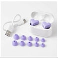 thumbnail image 2 of Heart-shaped Bluetooth Headset,In-Ear Waterproof Wireless Bluetooth Noise Cancelling Headset,Good Gift for Women,Headset for iPhone/Android Smartphone,Purple, 2 of 9