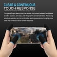 thumbnail image 5 of Uxcell Mobile Gaming Finger Sleeve Controller Finger Thumb Sleeve Gloves 3 Color, Carbon Fiber Anti Sweat, Pack of 30, 5 of 6