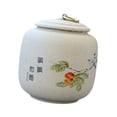 thumbnail image 4 of Contenedor de Té Macarena de Cerámica Tarro de Almacenamiento Multifuncional Caqui, 4 of 8