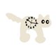 thumbnail image 5 of Reloj de pared con diseño de animales, decorativo, creativo, con diseño de gato, silencioso, para interiores. Beige, 5 of 9