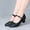 🔥 Black, variant on Msgweeeg Ballet Slippers Character Shoes for Women Female Teacher Latin Dance Shoes Adult Body Dance Exercise Plus Size Shoes Trendy Mid Heel Dance Shoes