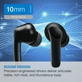 thumbnail image 5 of iLive Truly Wireless Active Noise Canceling Earbuds with Charging Case, Black, IAEBTNQ102B, 5 of 17
