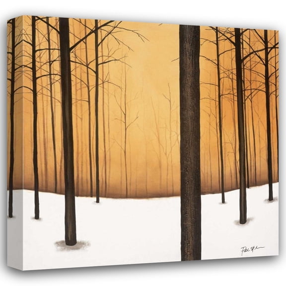 Patrick St.Germain 36x36 Gallery Wrapped Canvas Wall Art Titled - Golden Twilight