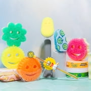 Scrub Daddy Scrub Mommy Dual-Sided Scratch-Free Dish Scrubber Sponge, Kitchen & Bath Cleaning Supplies. Scrubbies & Esponjas De Fregar Platos