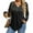 Black_07#13, variant on Homozy Plus Size Boho Tops for Women Long Sleeve V Neck Pleated Shirts Dressy Casual Loose Fit Fall Trendy Basic Blouse Hot Pink L