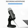 thumbnail image 2 of Amdohai USB Microphone Computer PC Mic Cardiod Pick-up Condenser with Stand Plug and Play Compatible with Windows MacOS for Meeting Streaming Singing Recording Podcasting Gaming, 2 of 8
