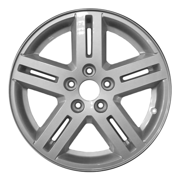 Remanufactured Painted Silver Aluminum Wheel 17 x 6.5 fits 2008-2014 Dodge Avenger