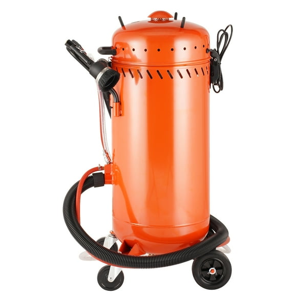 KFFKFF's 28-Gallon Vacuum Sand Blaster, a Dust-Free Sandblaster with an Integrated 1200W Vacuum System for Dust Management and Abrasive Reuse, 60-110 PSI Robust Abrasive Blasting Apparatus