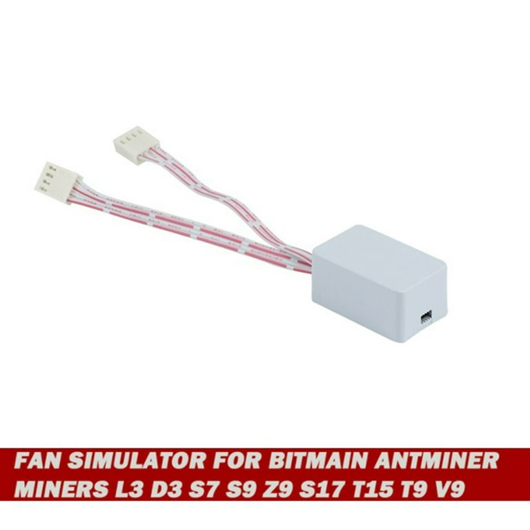 2X Miner Fan Simulator Dummy Fan Simulator for Bitmain Antminer Miners  Mining L3 D3 S7 S9 Z9 S17 T15 T9 V9 