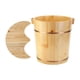 thumbnail image 4 of Cubo para baño de pies de madera, cubo para baño de pies, cubo para baño de pies hecho a mano, cubo para baño de pies estilo C, 4 of 9