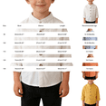 thumbnail image 3 of Ruyang Baby Boys Cotton Linen Shirts Long Sleeve Thin Button down Collar Tops with Pockets Toddler Plain Fall Casual Shirts, 3 of 5