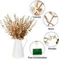 thumbnail image 3 of 36 Pcs Gold Eucalyptus Stems Artificial Leaves Faux Eucalyptus Stems Branches 15 inch for Wedding Bouquet Home Decor, 3 of 5