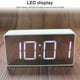 thumbnail image 5 of Cateissary Reloj despertador Pantalla LED digital Temporizador de espejo Reloj electrónico para la sala de estar de la oficina de la cabecera del Electrónica blanco, 5 of 6