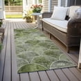 thumbnail image 6 of Addison Rugs Chantille Indoor/Outdoor Transitional Modern Green Washable Runner Rug, 2'3" x 7'6", 6 of 6