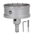 thumbnail image 2 of Sierra perforadora con broca, Kit de dientes de sierra perforadora con dientes de carburo de tungsteno Cortador de agujeros con dientes de carburo de tungsteno Los mejores materiales VoborMX herramienta, 2 of 8