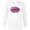 White, variant on Disney Lizzie McGuire Animated Lizzie Logo - Long Sleeve T-Shirt for Men -Customized-White
