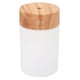 thumbnail image 2 of Mini humidificador de 260ml, 5V, carga USB, luz LED nocturna colorida, humidificador de escritorio de grano de madera para dormitorio, oficina, coche, grano de madera claro, 2 of 14