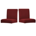 thumbnail image 1 of Matsuzay Paquete de 2 fundas para sillas de oficina a cuadros, funda protectora elástica resistente al desgaste, muebles de oficina para las cuatro Decoración del hogar rojo Matsuzay HA012491-05, 1 of 5