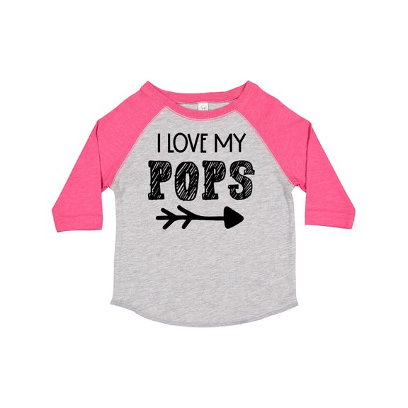 Inktastic I Love My Pops with Arrow Boys or Girls Toddler T-Shirt