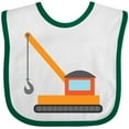 thumbnail image 3 of Inktastic Kids Construction Crane Boys or Girls Baby Bib, 3 of 4