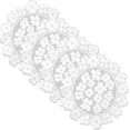 thumbnail image 2 of Heritage Lace DW-1400W-S 14 in. Dogwood Round Doily - White - Set of 4, 2 of 5