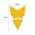 thumbnail image 5 of Pebbuoy 6Pcs Double Sided Sticky Board Odorless Waterproof Fruit Fly Trap UV Resistant Child Pet Safe Plant Yellow Sticky Traps for Indoor Outdoor Kitchen, 5 of 6