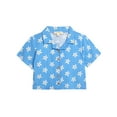thumbnail image 3 of Jessica Simpson Girls' 2-piece Linen Blend Short Set, Sizes 4-6x, 3 of 8
