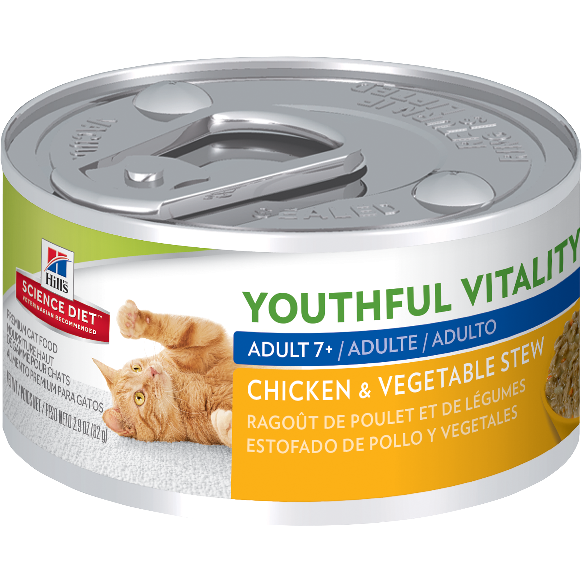 Hill's Science Diet Adult 7+ Youthful Vitality Chicken & Vegetable Stew