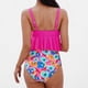 thumbnail image 4 of Mujeres Bikini Trajes de Baño Vintage Impreso Conservador Falda de Playa, Traje de Baño de Dos Piezas para las Vacaciones, 4 of 9