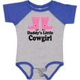 thumbnail image 3 of Inktastic Daddy's Little Cowgirl Girls Baby Bodysuit, 3 of 5