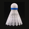 thumbnail image 1 of 6pcs/set Nylon Shuttlecock Table Fiber Ball Head Full Round Wool Style Plastic Badminton for Outdoor Training Use Durable White, 1 of 6