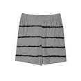 thumbnail image 3 of NAISIBABY Boys Girls Loose Shorts, Children's Comfy Casual Solid Striped Printed Sports Shorts With Pockets Gray 9 T, 3 of 4