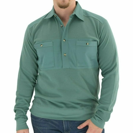 banded bottom sleeve woven chest knit solid panel mens colors shirt walmart