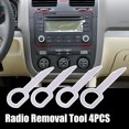 thumbnail image 2 of Car Radio Stereo Removal Extractor Key Release Pin Head Unit Audio Install Tools for VW Audi Ford Mercedes Benz Skoda Parts 4pcs, 2 of 5