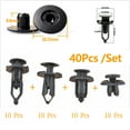 thumbnail image 6 of LABLT New 40Pcs Car Body Bumper Push Pin Rivet Retainer Trim Moulding Fender Panel Clips, 6 of 6
