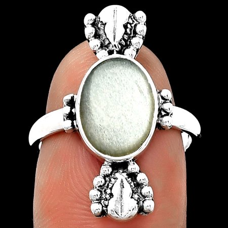 Natural Srilankan Moonstone 925 Sterling Silver Ring s.7 Jewelry R-1126 SDR183302